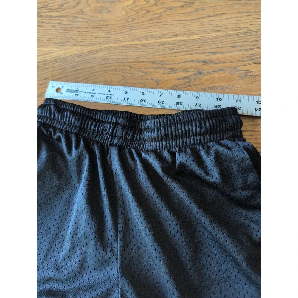 Air Jordan Lot of 2  Black - White  Long‎ Mesh Basketball Shorts Size M EUC